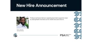 picture of ruben charmelus a new hire at PSA
