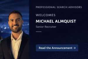 Michael Almquist joins professional search advisors